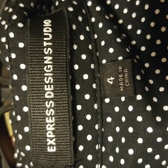 Polka Dot Button Down Mini Dress - Picture 4 of 6